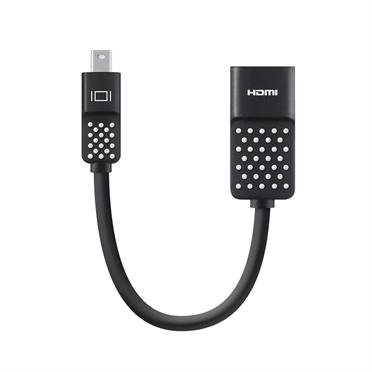 Belkin Mini DisplayPort to HDMI Adapter, 4k - Video adapter - DisplayPort / HDMI - Mini DisplayPort (hann) til HDMI (hunn) - 12.7 cm - 4K-støtte
