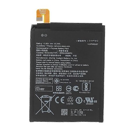 3.85V 5000mAh Batteri för Asus ZenFone 4 Max Pro (ZC554KL) Stor Kapacitet Mobiltelefon Uppladdningsbar Ba