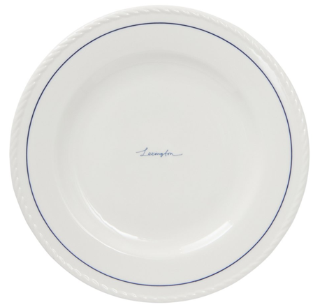Lexington Porcelaine Tallerkner Blå Ø22_4pk