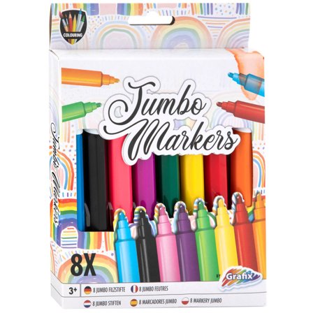 Jumbo Markers 8-set