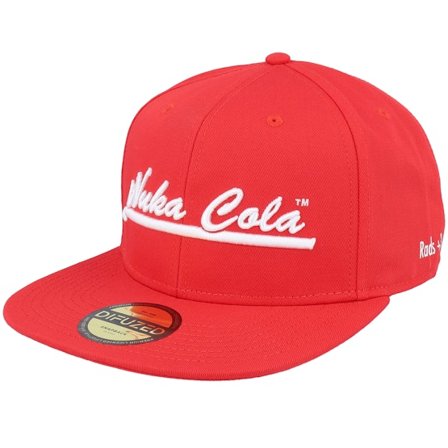 Difuzed - Rot Snapback Cap - Fallout 4 Nuka Cola Red Snapback @ Hatstore