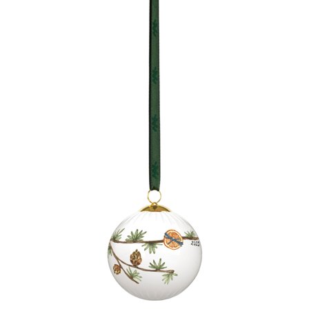 Kähler Hammershøi Christmas 2025 joulupallo 6 cm, valkoinen