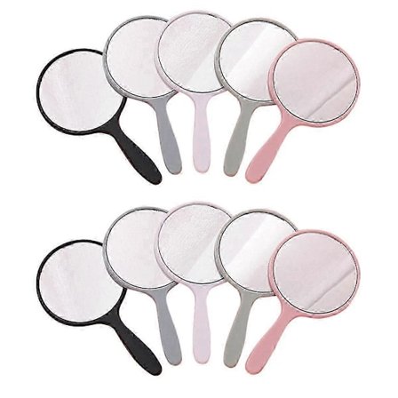 10 stk. håndholdte speil Små speil Liten bærbar rund speil Reisesminkespeil for reiser