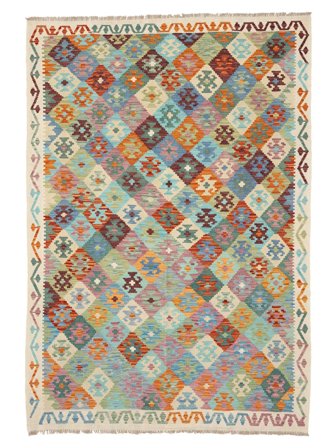 Kilim Afghan Old Style Rug Oriental (Wool, Afghanistan)