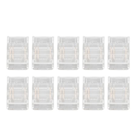 10st 10mm 3Pin COB LED Strip Kontakter Lödfri Snabbkoppling för Strip Lights