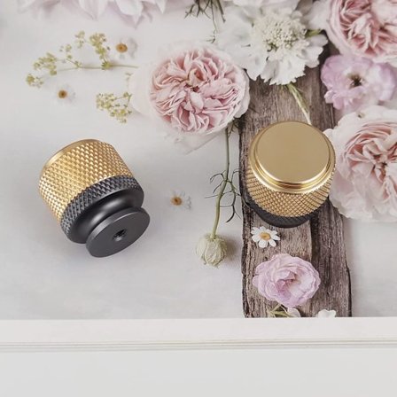 2 Stk. Skabshåndtag Guld Moderne Håndtag, Dørhåndtag Køkkenskuffer Træk med Et Hul, Vintage Møbelhåndtag til Køkkenlåger