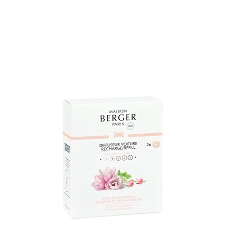 Maison Berger Paris Diffuseur Voiture Recharge Sous les Magnolias 2pz - Profumo per Automobile