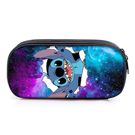 Pennfodral med sömmar för grundskoleelever, tecknad film, anime, pennor, skolmaterial, tryckt pennfodral