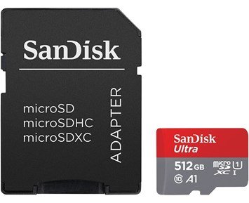 SanDisk-Ultra microSDXC 512GB-512 GB SanDisk microSDXC Mobil Ultra UHS-I minnekort-Data storage-Minnekort