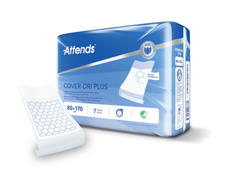Attends Cover-Dri Plus 80x170cm, 7 stk.