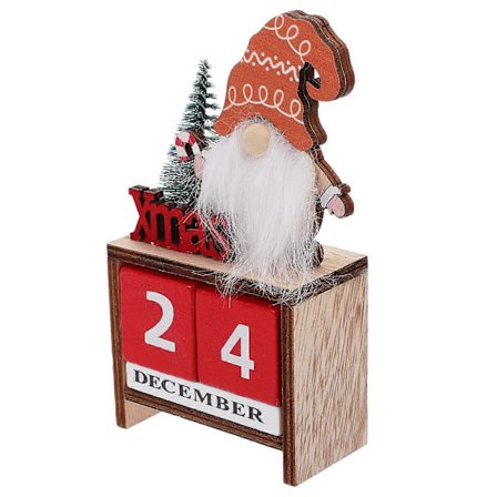 Juleklodser Kalender Træ Julekalender til Påmindelse 3 stk