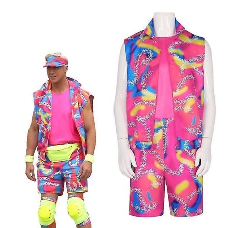 Ken Cosplay Kostume Sport 6-delt Sæt til Mænd