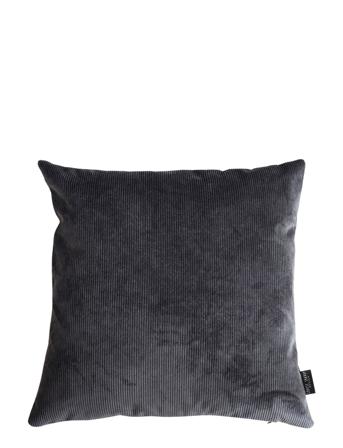 Fløjl Pudebetræk Uden Strop Home Textiles Cushions & Blankets Cushion Covers Grå Louise Smærup