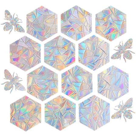 Sateenkaari Prisma Ikkunatarrat Elektrostaattinen Kiinnitys Lasi PVC Liima