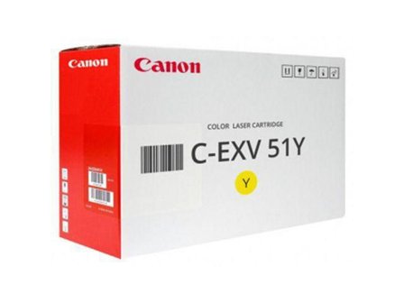 Canon Originaltonerkassett, C-EXV 51, gul, 0484C002AA - Lyreco - Toner och bläck - Tonerkassetter - Toner Canon