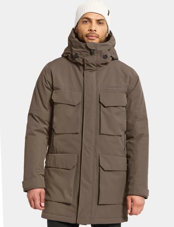 Didriksons Drew Usx Parka 8 - Brown - XL