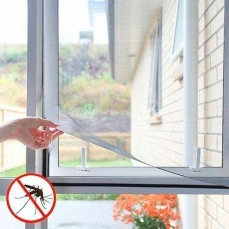 Anpassningsbara magnetiska fönsterskärmar, justerbart fönsternät för alla storlekar mindre än 60x40 tum med premiumdensitet glasfiber, 