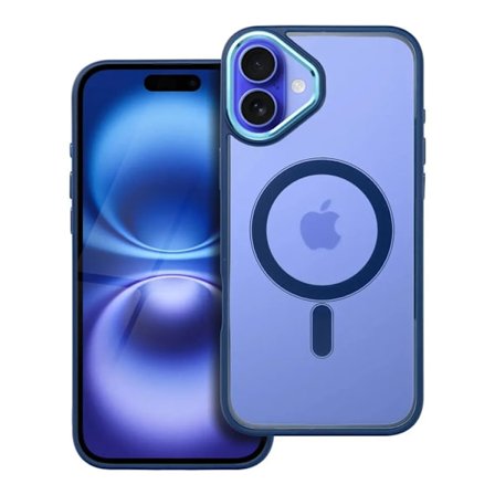 Mobilskal till iPhone 16 Magsafe Color Edge - Marinblå