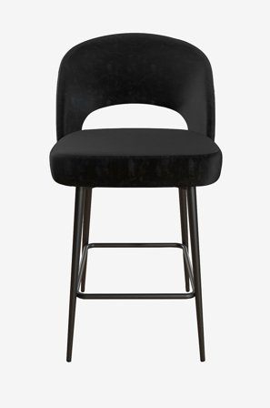 CosmoLiving by Cosmopolitan - Korkea tuoli Alexi - Musta - Baarituolit & baarijakkarat - - Homeroom
