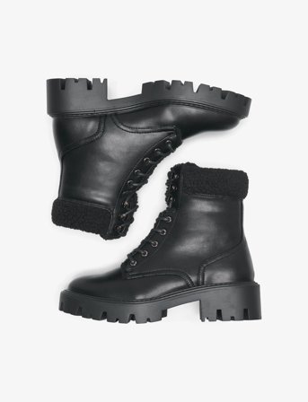 ONLY Onlbetty-11 Warm Lace Up - Black - 37