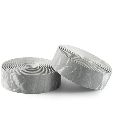 Rockbros PU ohjaustangon nauha "Velour" kuvio - harmaa