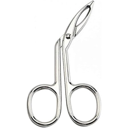 Pinsett for trimming av øyenbryn og nesehår, pinsett med flatt hode