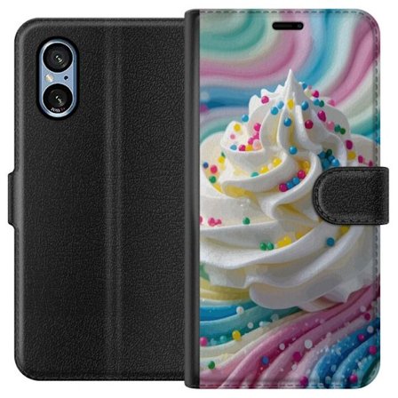 Kompatibelt Plånboksfodral till Sony Sony Xperia 5 V Glasstwist