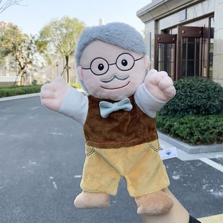 Hånddukke Fingerdukker BESTEFAR BESTEFAR