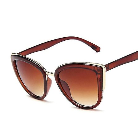 Kvinnor Vintage Solglasögon Shades Glasögon Mode Cat Eye Sun Eyewear_y
