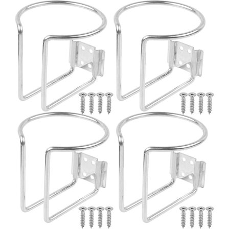 Rustfrit stål Båd Ring Kopholder Universal Drikkevareholder Kompatibel Med Marine Yac