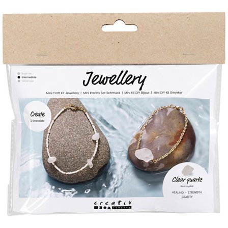 Creativ Company Mini DIY-kit Jewellery Clear Quartz