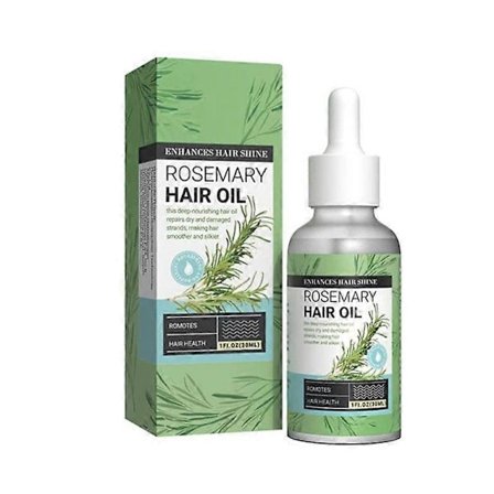 Rosmarinolje for hårvekst, 30 ml naturlig organisk rosmarin essensiell olje, forbedrer hårtap og nærer hodebunnen, for hudpleie, øyevipper, øyenbryn, 