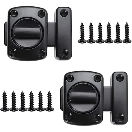 Dørgreb med Lås 2 stk. Sikkerhedsdørgreb Drejeligt Lås Dørgreb Zink Legering Greb Dørgreb med Hæk