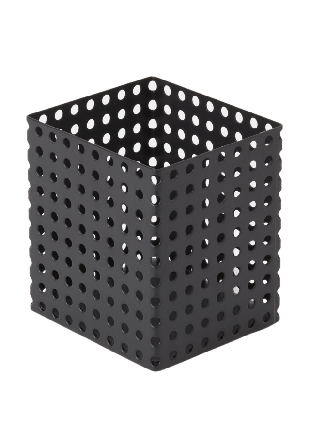 Åhléns Home Förvaringsbox i plåt 9x8 cm Förvaring Svart ONESIZE