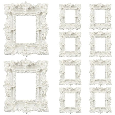 10 stk. Mini Fotorammer Bilderammer Europeisk Stil Små Rammer