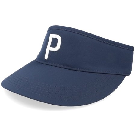 Puma - Blå visor Keps - P Navy Blazer/Bright White Visor @ Hatstore