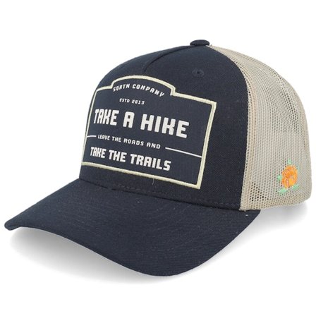 SQRTN - Schwarz trucker Cap - Trails Cap Black Trucker @ Hatstore