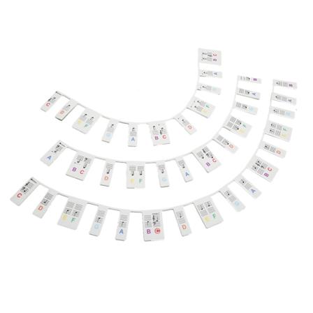 Silikon pianotangentklistermärken färgglada 88 tangenter vattentäta avtagbara pianotoner guideetiketter för nybörjare