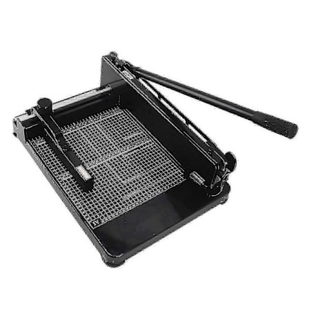 A4-paperileikkuri, kapasiteetti 400 arkkia, manuaalinen paperitrimmeri turvalukolla, yhteensopiva toimistokäyttöön, SZRH