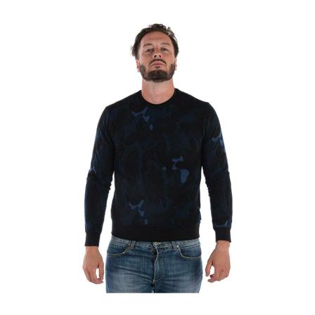 Emporio Armani, sweatshirt Blauw, Heren, Maat:L
