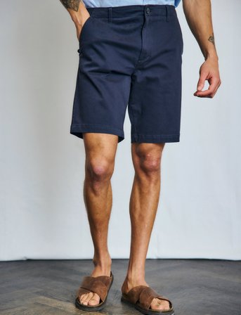 Bruun & Stengade Bs Gerhard Regular Fit Shorts - Navy - 32