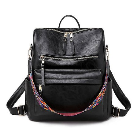 Kvinners Mote Ryggsekk Vesker Flerbruksdesign Håndvesker Og Skulderbag Reiseveske, Med Fargerik Rem