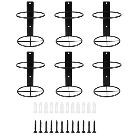 1 Sett Vinvegg Holder Veggmontert Oppbevaring Spiral Metall Vinboks Vegg Display Holder Spisestue
