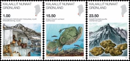 Grønland - Videnskab V - Postfrisk sæt 3v