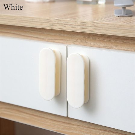 Dørgreb Skab Skuffe HVID 2STK 2STK