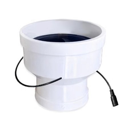 Pieni 3W Inline-kanavapuhallin 75mm - 110mm poistopuhallin hydroponisiin järjestelmiin, kylpyhuoneeseen ja keittiön ilmanvaihtoon