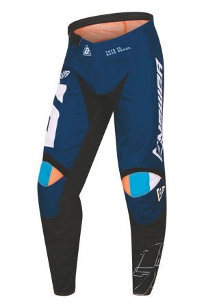 Pantaloni Cross Bambino ANSWER SYNCRON CC Blu-Arancio-Nero 18