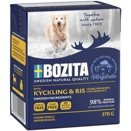 Bozita Hund - Nature Gelé med kylling og ris 370 g - Hund - Hundefôr & hundemat - Våtfôr & våtmat - ZOO.no