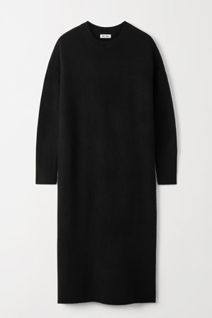 Soft Goat - Oversize Dress - Cashmere dress - S - Black