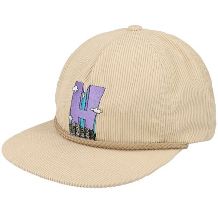 HUF - Béžová snapback Kšiltovka - City H Corduroy Natural Snapback @ Hatstore